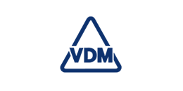 A logo marked with VDM
